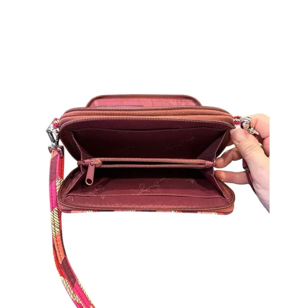 Vera Bradley All In One Crossbody Bohemian Chevron Free Shipping For iPhone‎ 6+